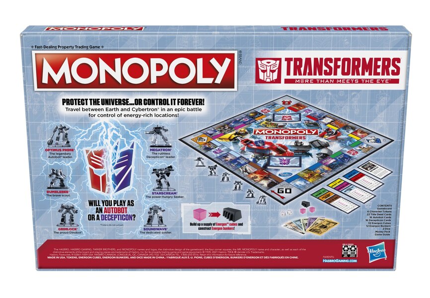 Monopoly Transformers Edition Board Game  (6 of 6)